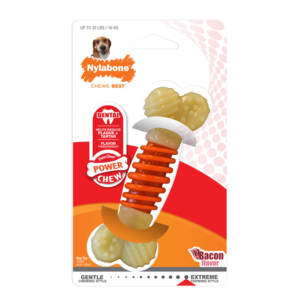 Nylabone Pro Action Dental Power Chew Bacon Flavour