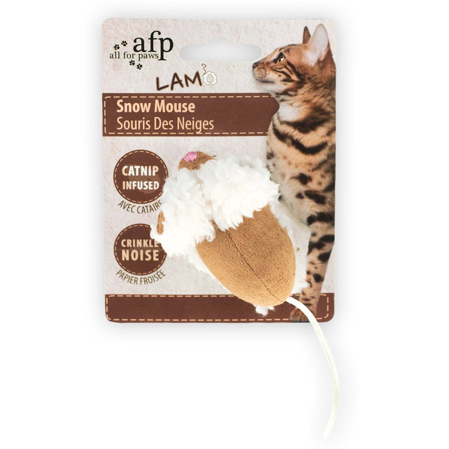 AFP LAM Snow Mouse with Catnip