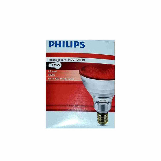 Heat Lamp Globe - Philips 5000h Infrared 100W or 175W