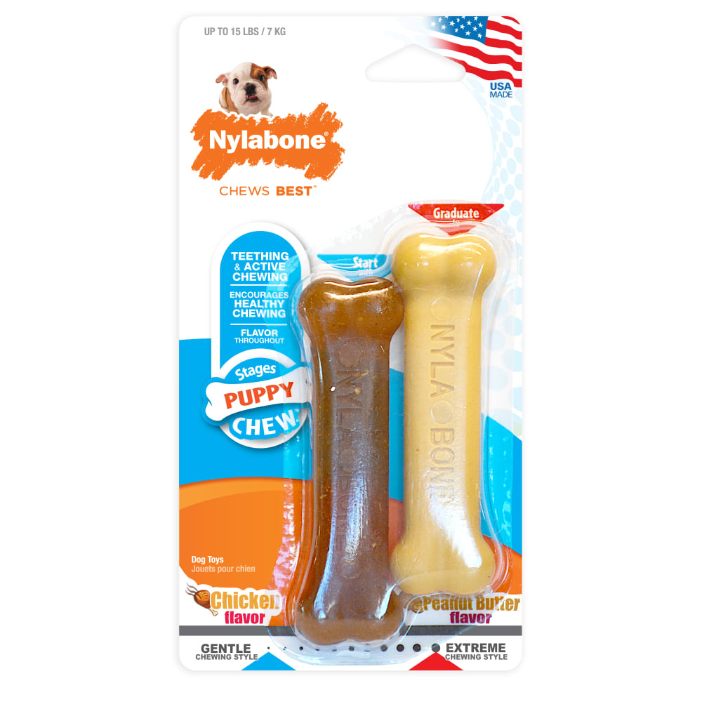 Nylabone Classic Puppy Twin Pack