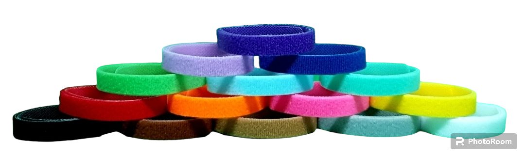 Velcro Puppy ID Bands Set of 15 - 35cm or 40cm