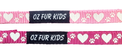 Puppy ID Collars & Optional Leads - Hearts & Paw Print