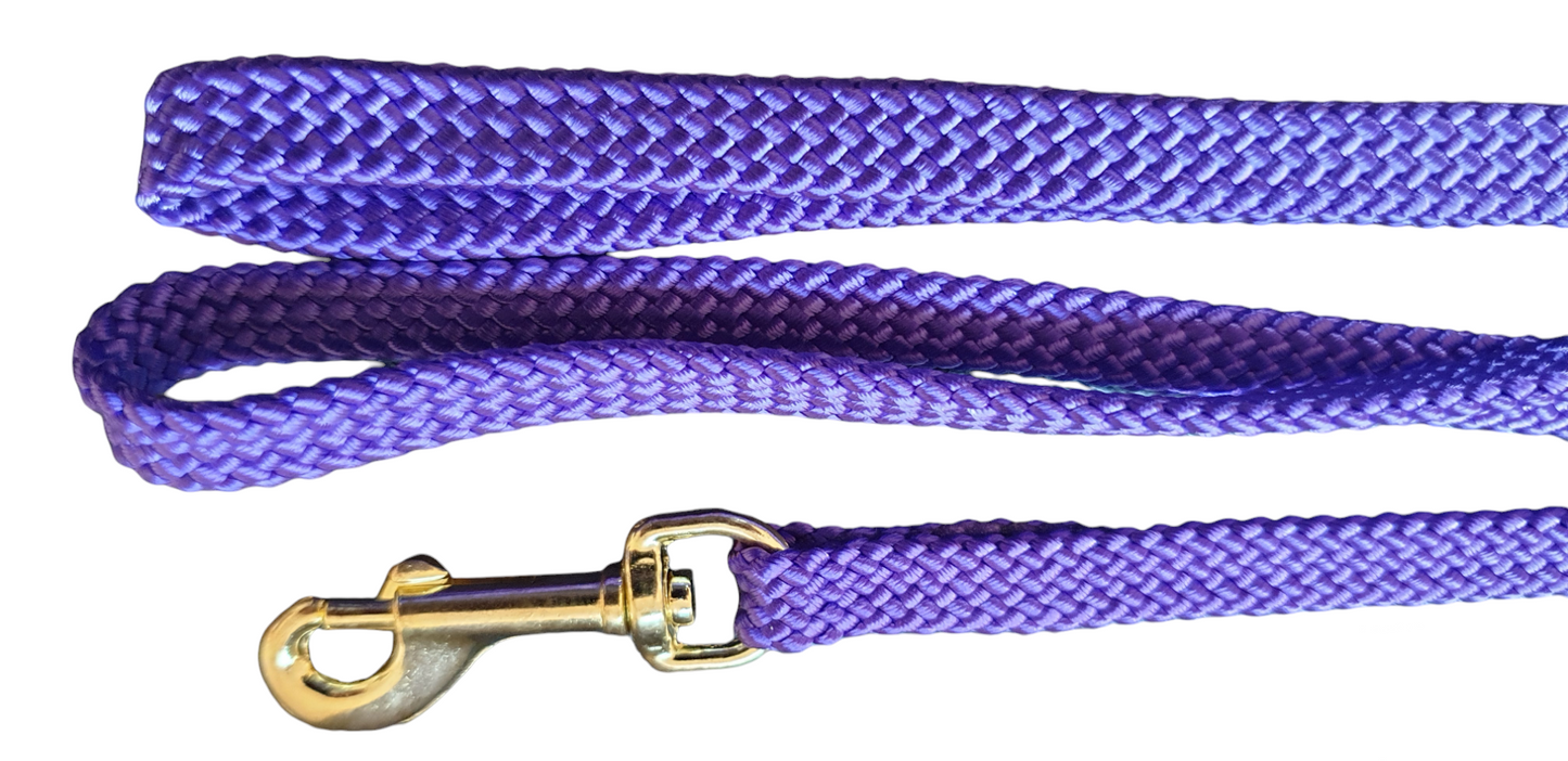 Lead Flat Nylon Cord 10mm x 120cm with Brass Clip