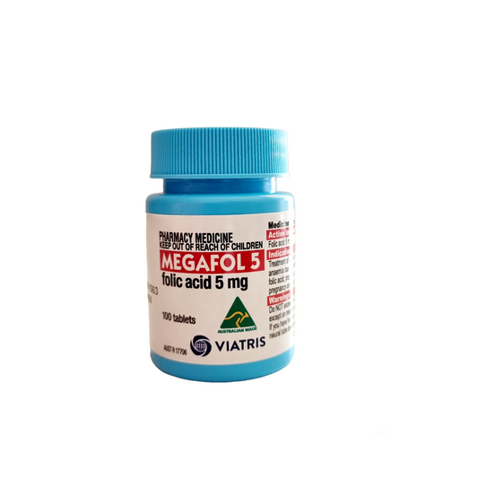 MEGAFOL 5 - Folic Acid 5mg - Folate