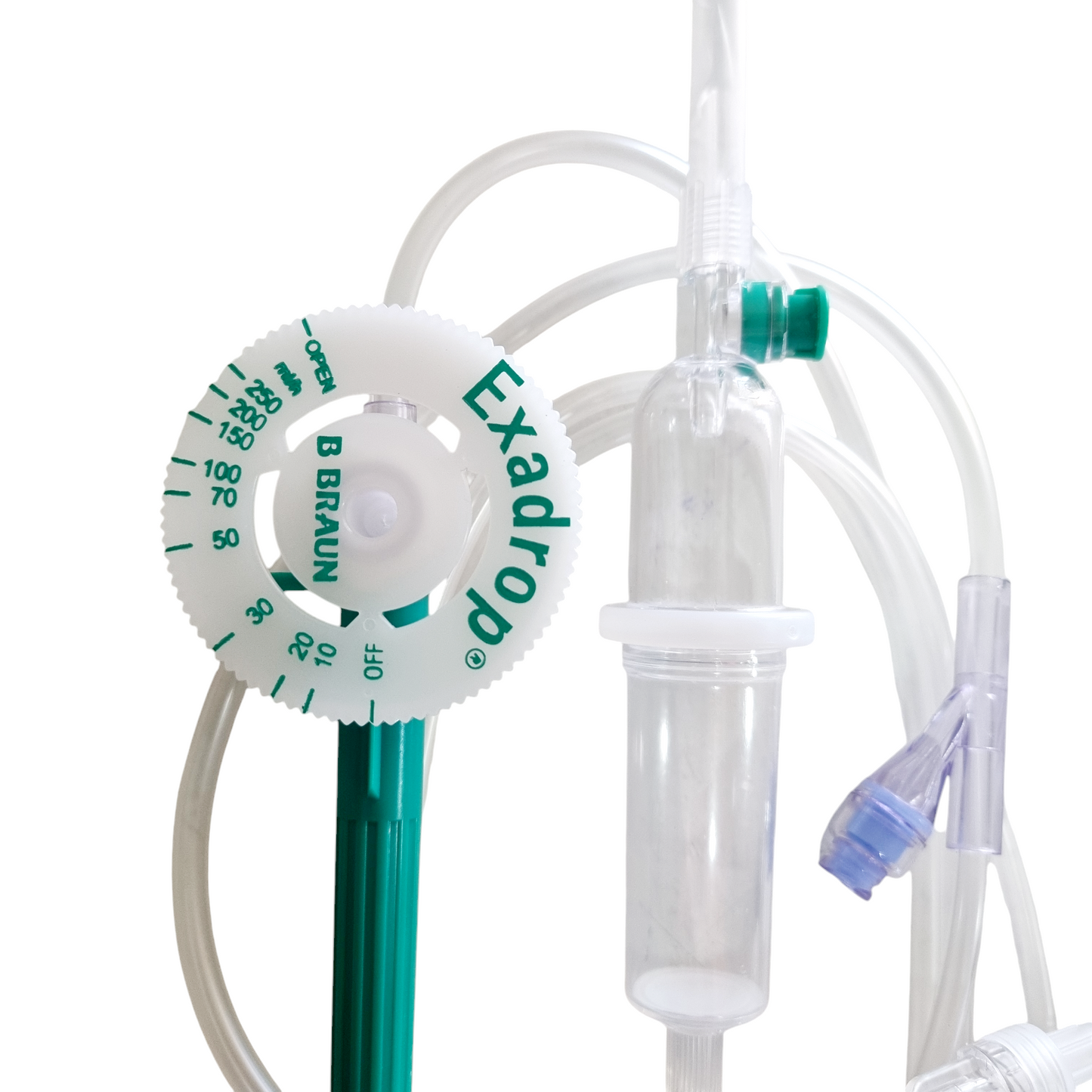 Exadrop IV Administration Set with Flow Regulator for Gravity Infusions