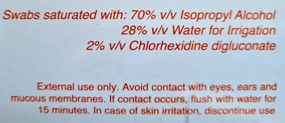Chlorhexidine & Alcohol Swabs