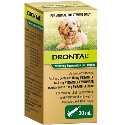 Drontal Puppy Worming Suspension 30ml