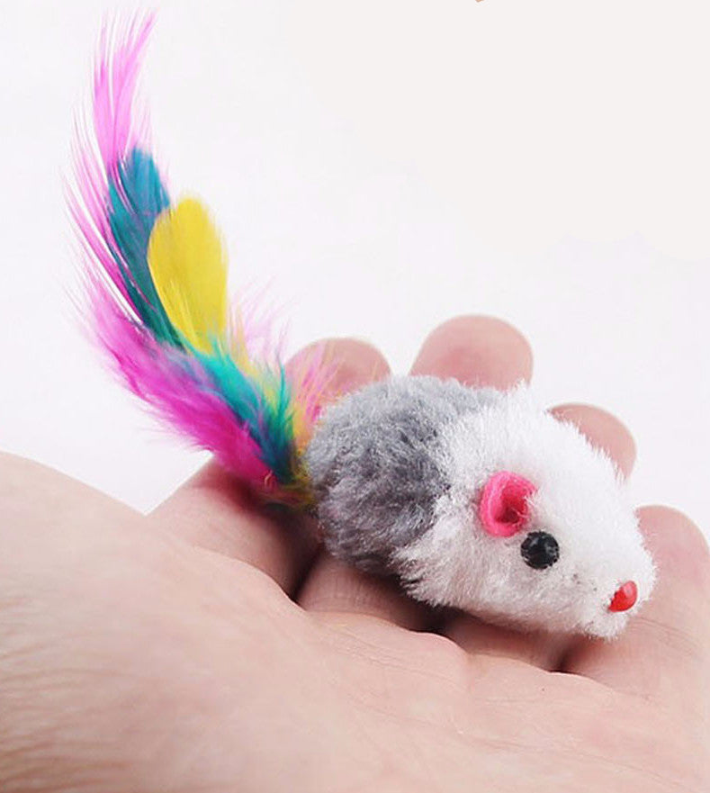 Cat Mouse with Feathers