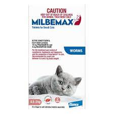 Milbemax Cat 0.5 - 2kg, Pack of 2 - EXP 12/2024