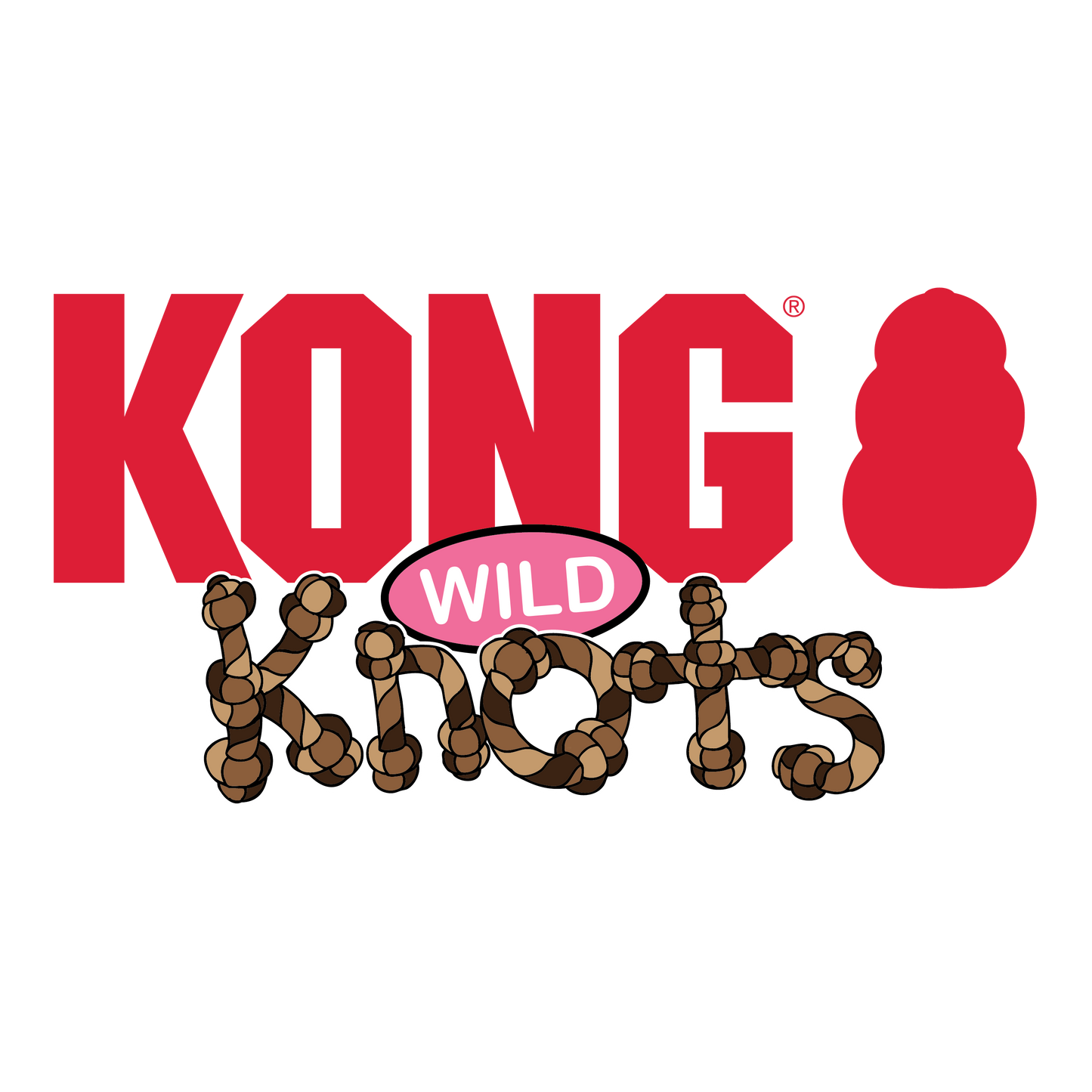 KONG Wild Knots Giraffe or Tiger