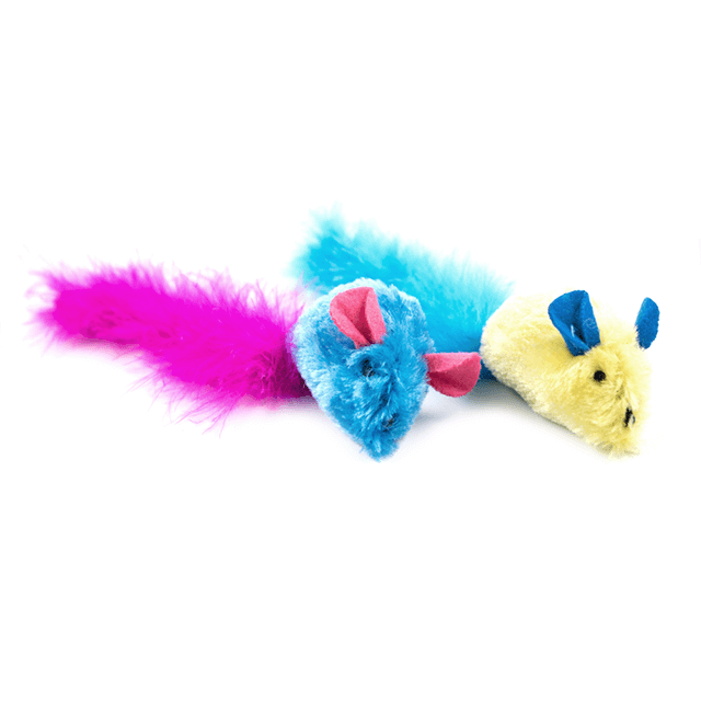 Trouble & Trix Catnip Tweet Mice - Masterpet